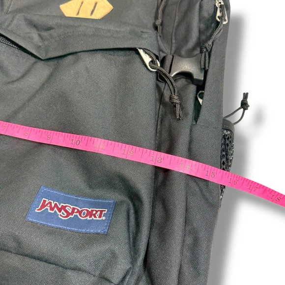 Jansport Main Campus Black Classic Backpack School Travel Outdoor Everyday Wear - Picture 14 of 16